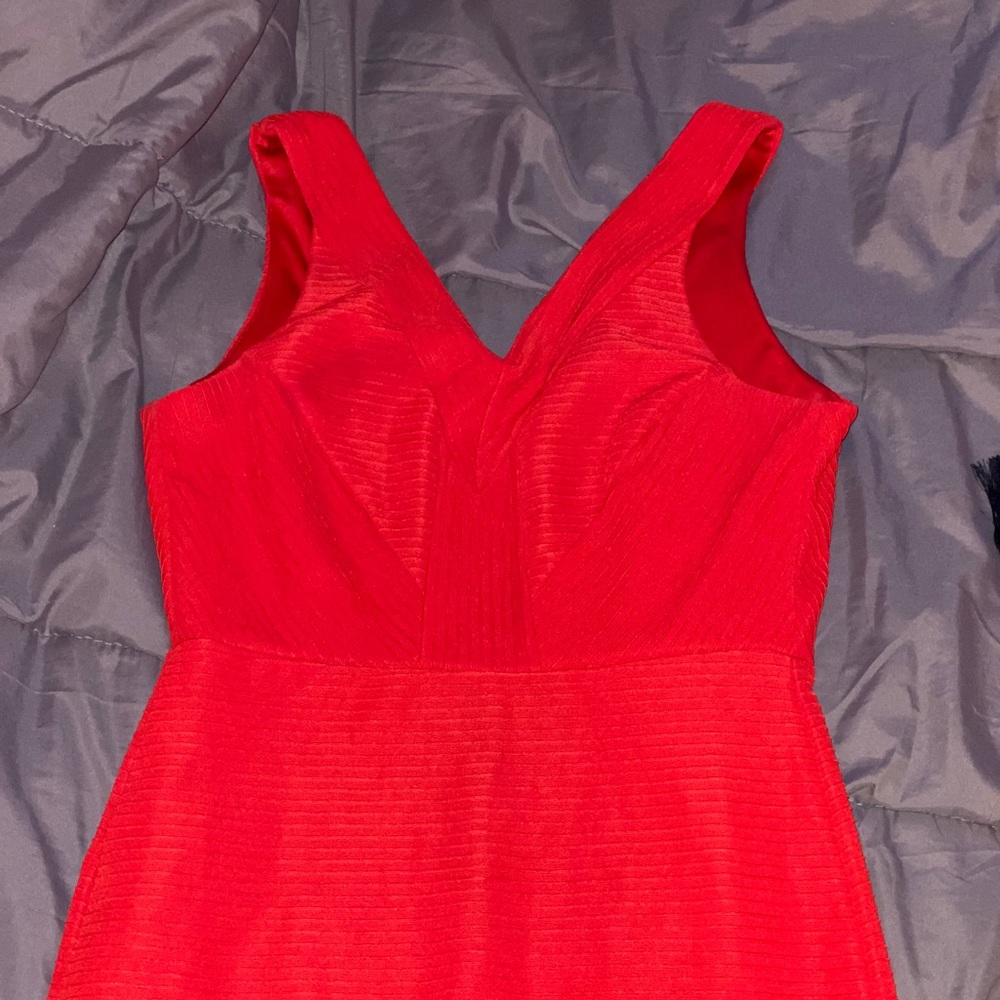 Red cocktail dress